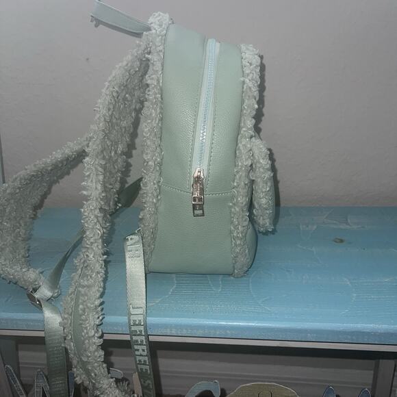 Jeffree Star Mint Green Faux Fur Backpack – Rare, Hard to Find, Visible Wear main image 10
